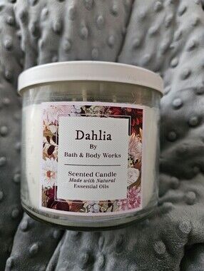 Bath & Body Works Dahlia Scented 3-Wick Candle